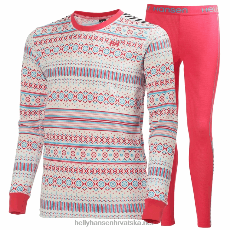 J0HV2488 juniorski hh lifa aktivni bazni set slojeva djeca Helly-Hansen djetelina