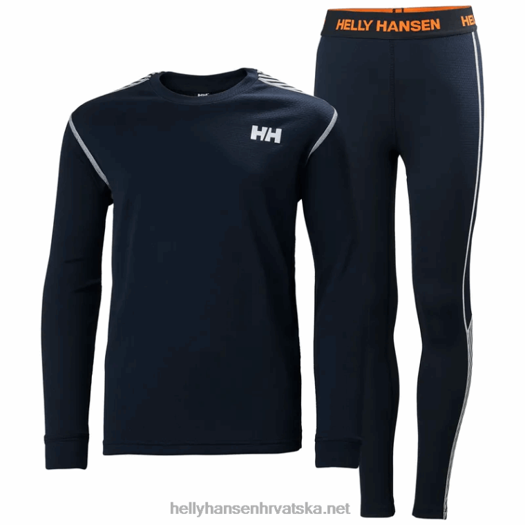 J0HV2489 juniorski hh lifa aktivni bazni set slojeva djeca Helly-Hansen djetelina / beba trupa
