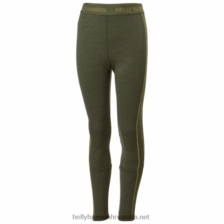 J0HV2491 juniorski grafički lifa merino osnovni sloj djeca Helly-Hansen djetelina