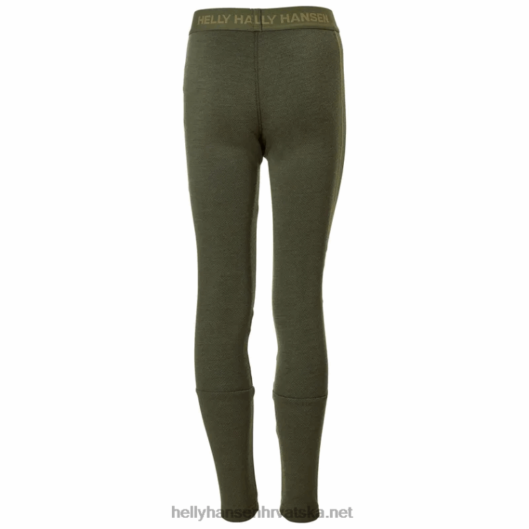 J0HV2491 juniorski grafički lifa merino osnovni sloj djeca Helly-Hansen djetelina