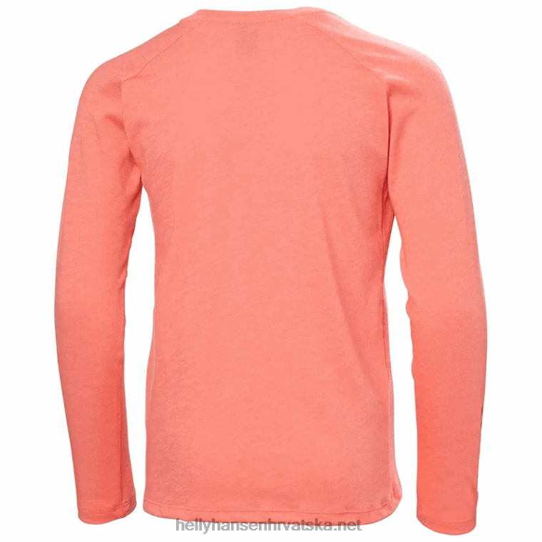 J0HV2573 juniori' loen tehnički osnovni sloj gornji djeca Helly-Hansen azurit/sivi melang