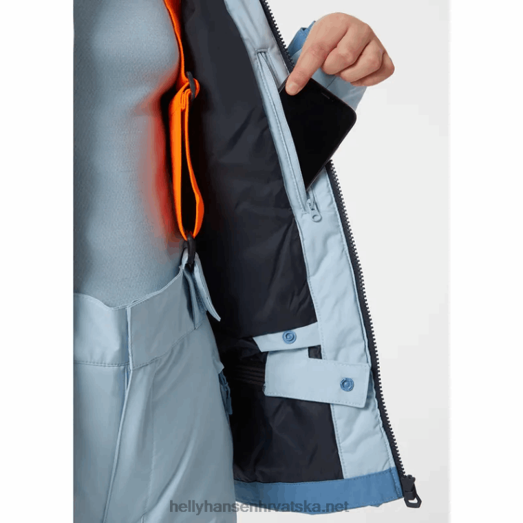 J0HV2388 juniorska zvjezdana skijaška jakna djeca Helly-Hansen ametist