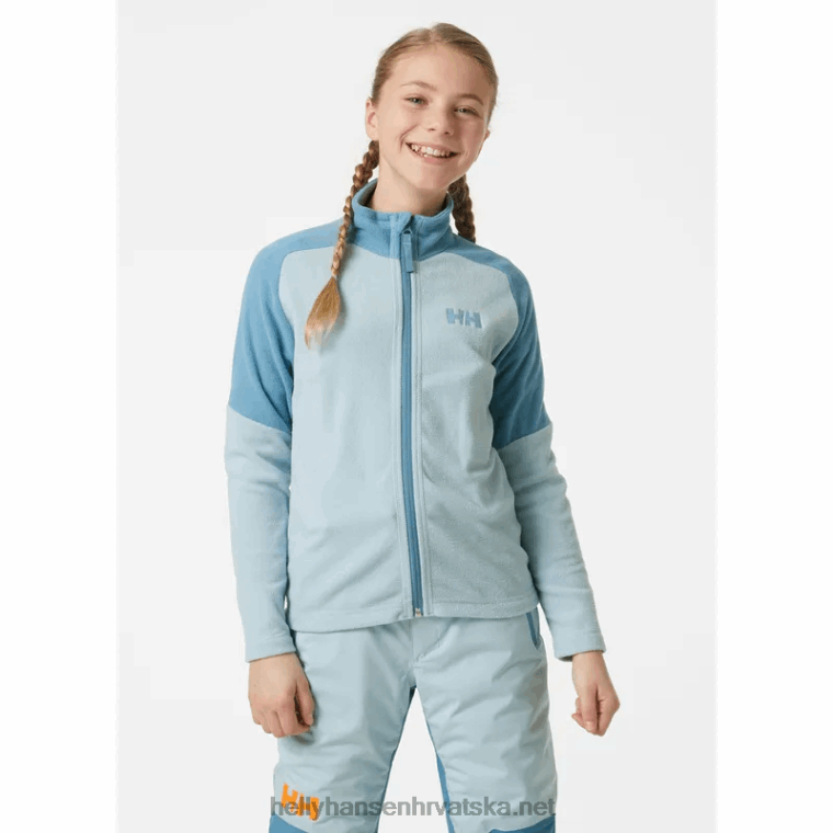 J0HV2393 juniorska jakna od flisa daybreaker 2.0 djeca Helly-Hansen smrvljena gra