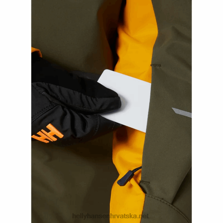 J0HV2397 juniori' quest skijaška jakna djeca Helly-Hansen malahit