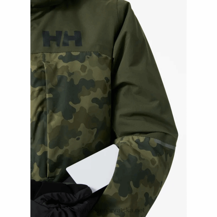 J0HV2407 juniorska summit skijaška jakna djeca Helly-Hansen močvarna jagoda