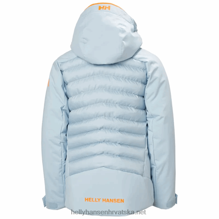 J0HV2410 juniorska spokojna skijaška jakna djeca Helly-Hansen ametist
