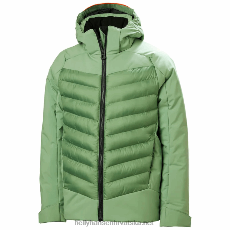 J0HV2411 juniorska spokojna skijaška jakna djeca Helly-Hansen ametist/baby trupa