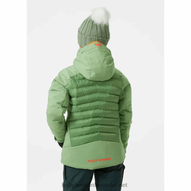 J0HV2411 juniorska spokojna skijaška jakna djeca Helly-Hansen ametist/baby trupa
