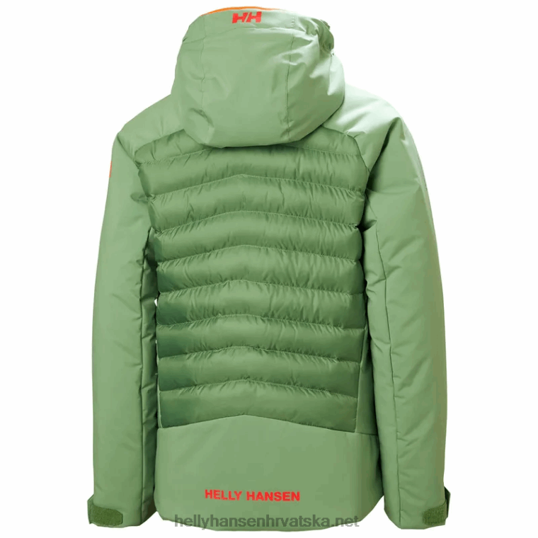 J0HV2411 juniorska spokojna skijaška jakna djeca Helly-Hansen ametist/baby trupa