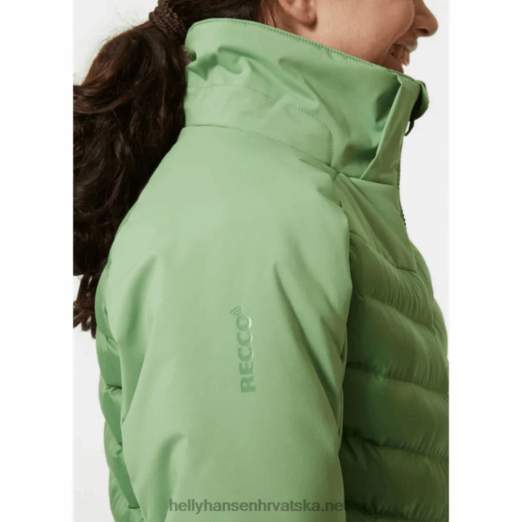 J0HV2411 juniorska spokojna skijaška jakna djeca Helly-Hansen ametist/baby trupa