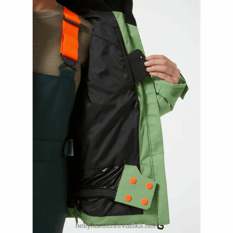 J0HV2411 juniorska spokojna skijaška jakna djeca Helly-Hansen ametist/baby trupa