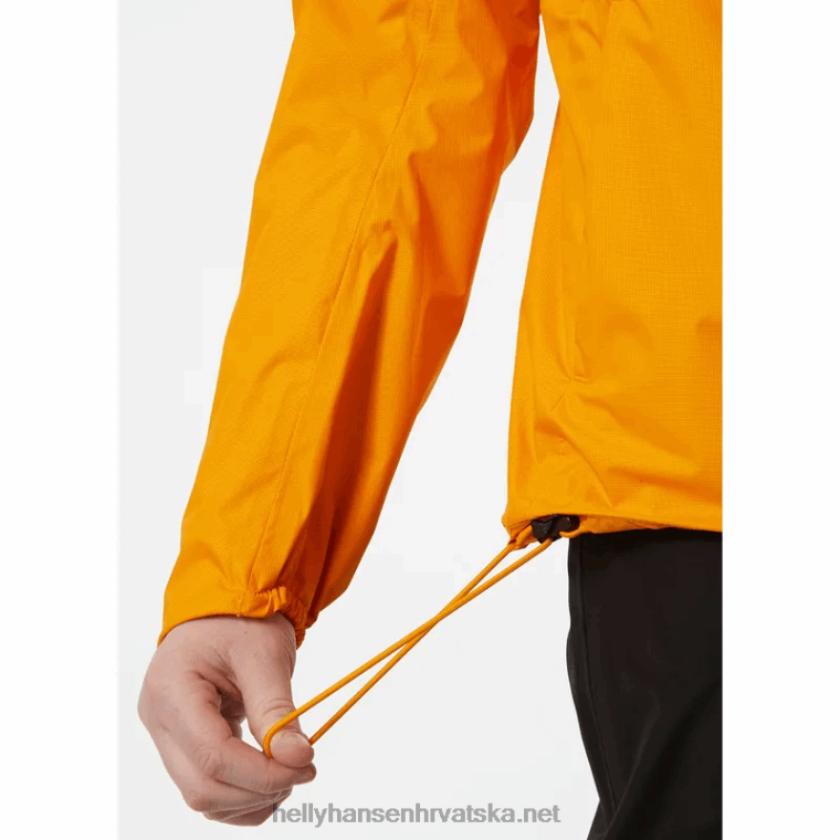 J0HV2428 juniorska loen kišna jakna djeca Helly-Hansen terakota/smreka