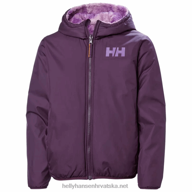 J0HV2431 juniorska šampionska reverzibilna jakna djeca Helly-Hansen oblak/šuma blizu