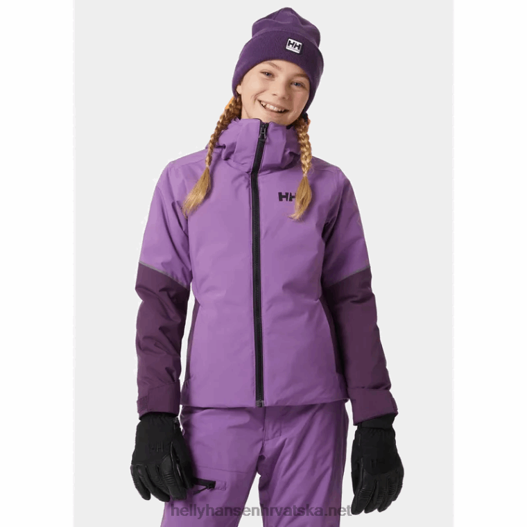 J0HV2436 juniorska skijaška jakna jewel resort djeca Helly-Hansen korisnost gre/crna