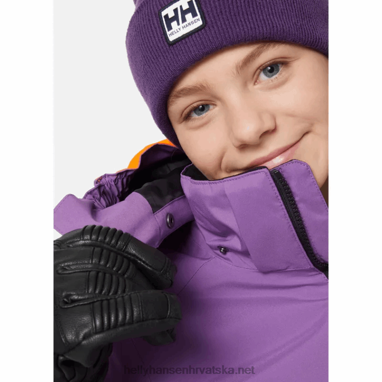 J0HV2436 juniorska skijaška jakna jewel resort djeca Helly-Hansen korisnost gre/crna