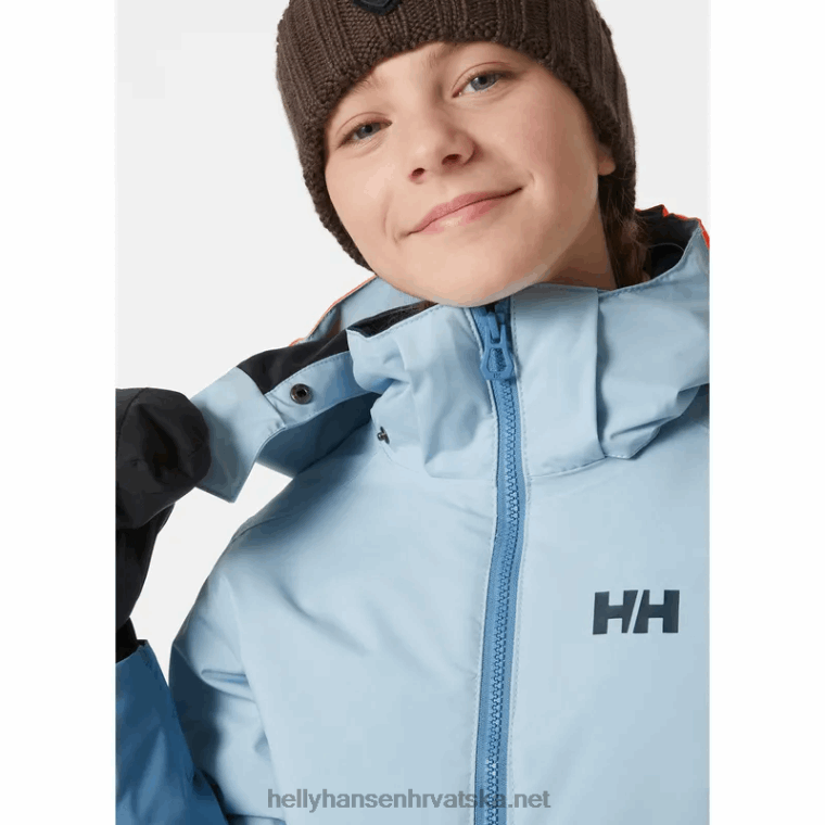 J0HV2437 juniorska skijaška jakna jewel resort djeca Helly-Hansen smrvljena gra