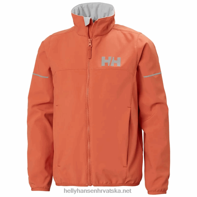 J0HV2549 juniorska marka softshell jakna djeca Helly-Hansen ebanovina