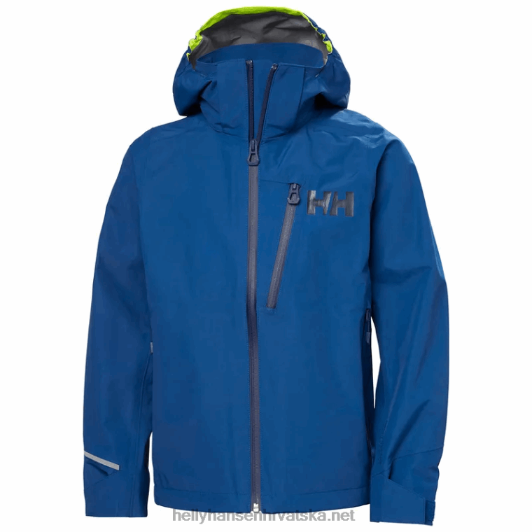 J0HV2552 juniorska fusion lab troslojna jakna djeca Helly-Hansen terakota