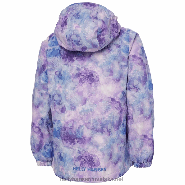 J0HV2554 juniorska kišna jakna celeste djeca Helly-Hansen skagen plava