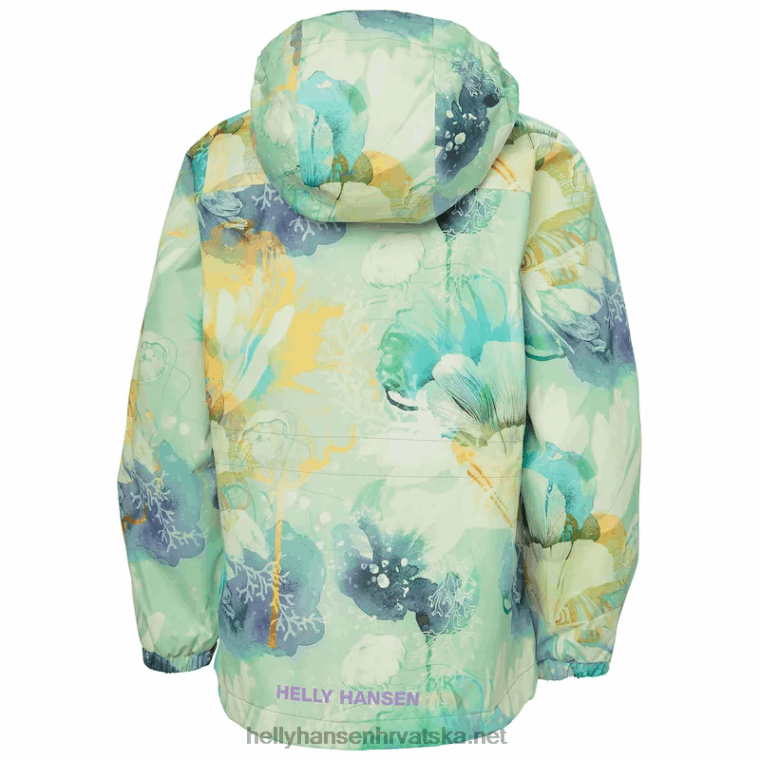 J0HV2556 juniorska kišna jakna celeste djeca Helly-Hansen vrijesak aop/breskva jeka
