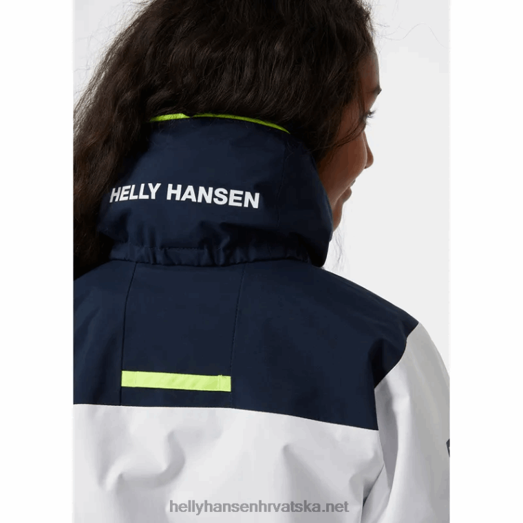 J0HV2558 juniorska jakna za jedrenje salt port 2.0 djeca Helly-Hansen svijetlo plava