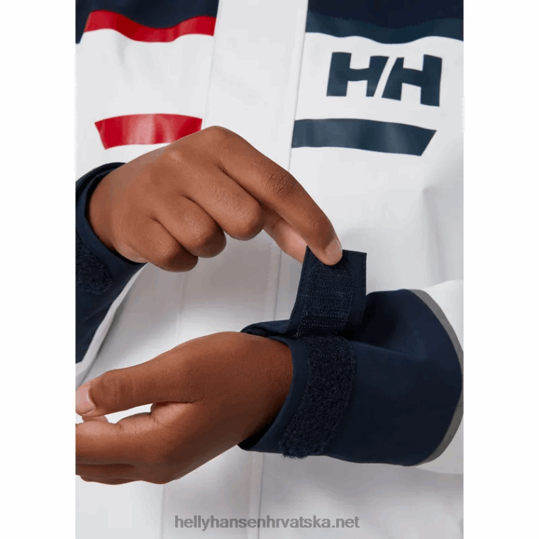 J0HV2558 juniorska jakna za jedrenje salt port 2.0 djeca Helly-Hansen svijetlo plava