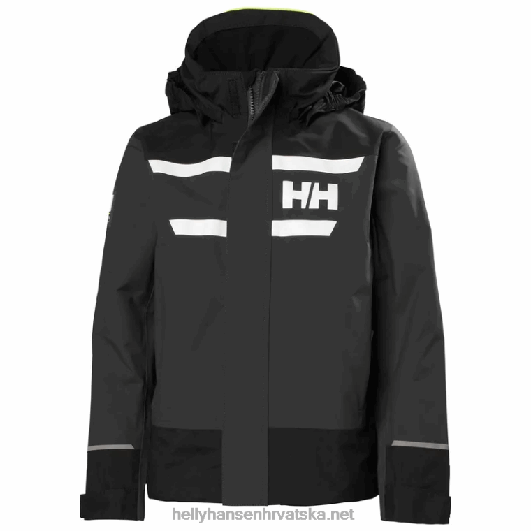 J0HV2559 juniorska jakna za jedrenje salt port 2.0 djeca Helly-Hansen svijetlo plavo/bijelo
