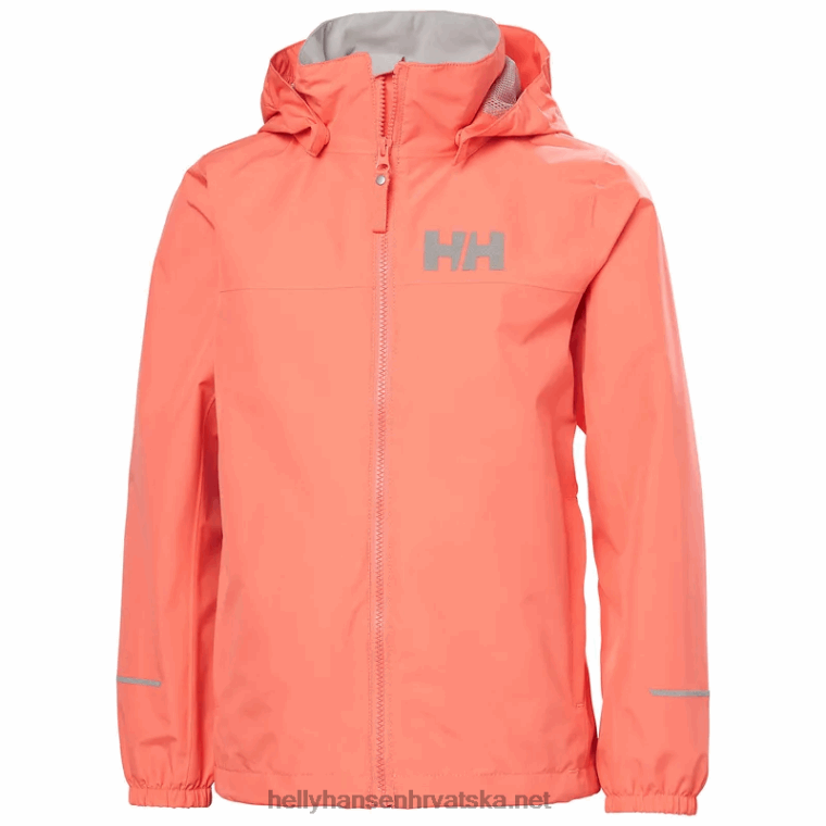 J0HV2563 juniorska juell vodootporna jakna djeca Helly-Hansen bitno y/crno