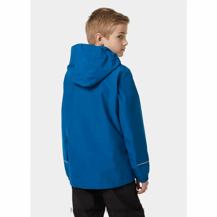 J0HV2564 juniorska juell vodootporna jakna djeca Helly-Hansen breskva jeka