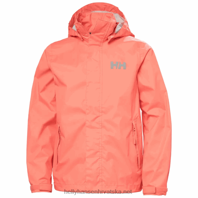 J0HV2566 juniorska loke jakna djeca Helly-Hansen duboki fjord/crno