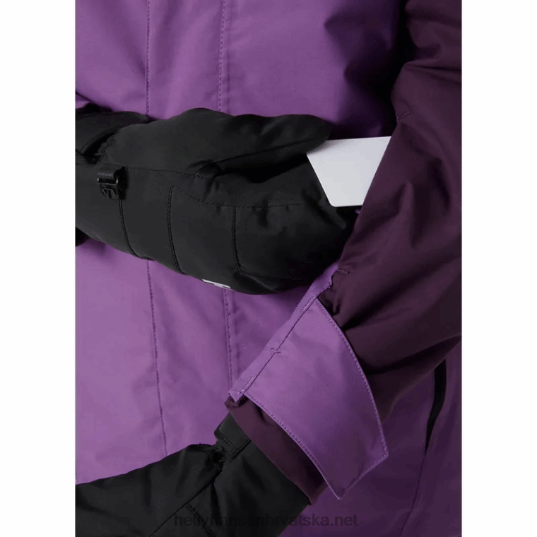 J0HV2748 skijaška jakna za juniore djeca Helly-Hansen trostruki espr/navy