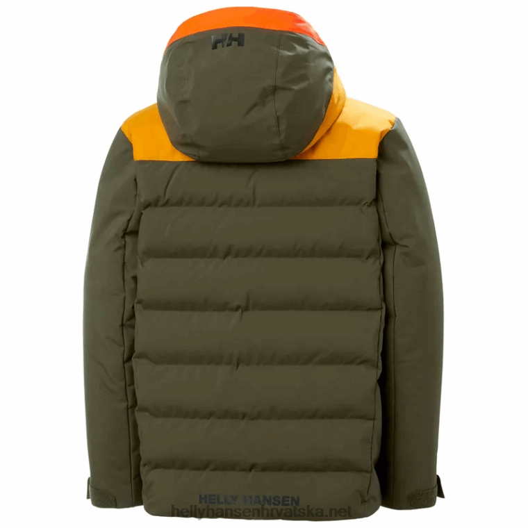 J0HV2753 juniorska ciklonska skijaška jakna djeca Helly-Hansen ametist/duboki fjord