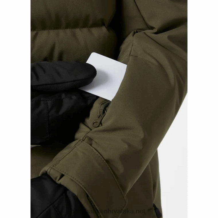 J0HV2753 juniorska ciklonska skijaška jakna djeca Helly-Hansen ametist/duboki fjord