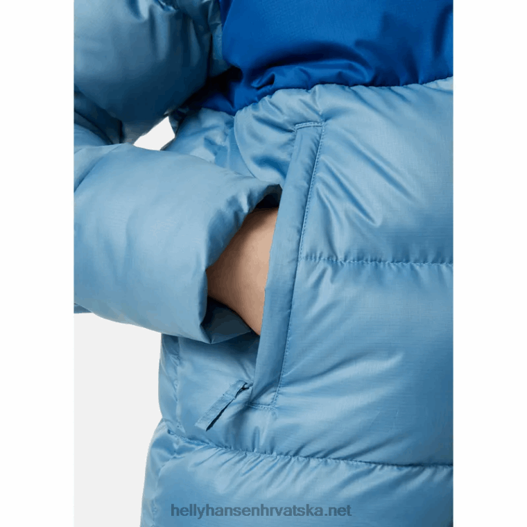 J0HV2761 juniors' vision pufnasta jakna djeca Helly-Hansen malahit/cloudberry