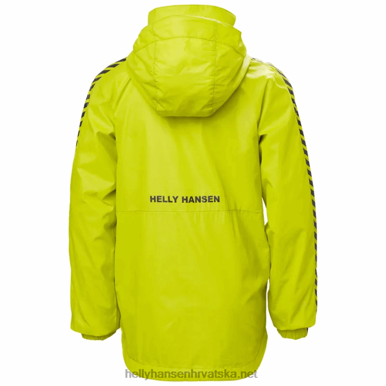 J0HV2809 juniorska prugasta vjetrovka djeca Helly-Hansen večer blu/crna