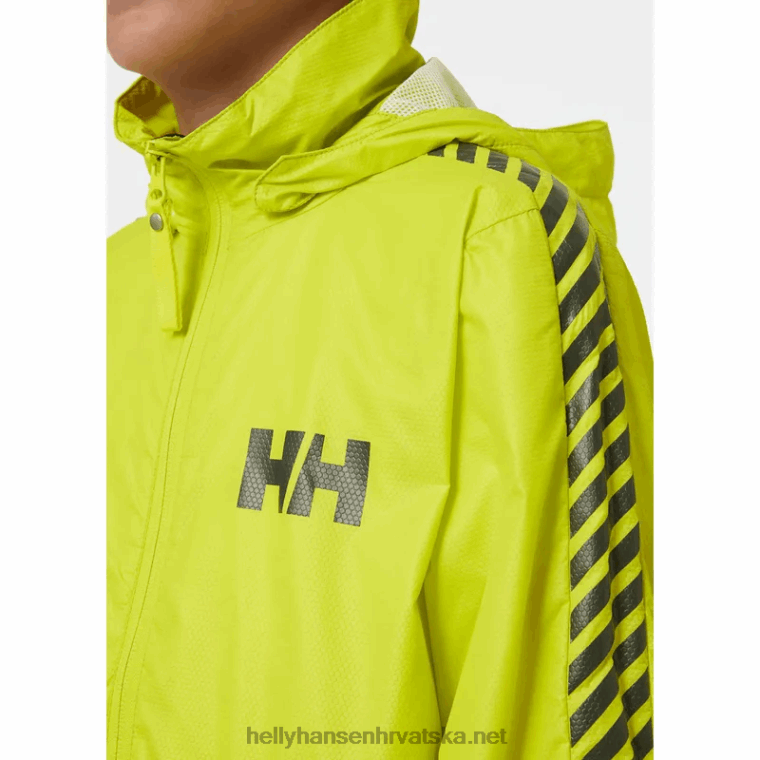 J0HV2809 juniorska prugasta vjetrovka djeca Helly-Hansen večer blu/crna
