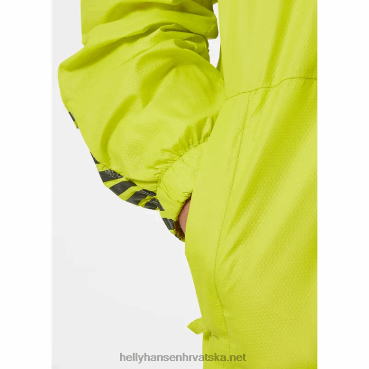 J0HV2809 juniorska prugasta vjetrovka djeca Helly-Hansen večer blu/crna