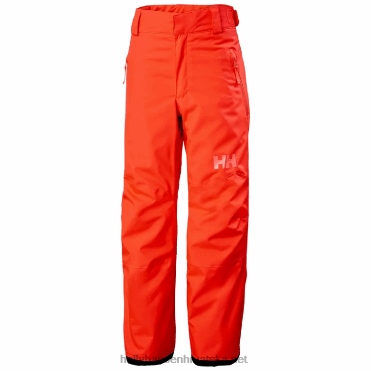 J0HV2446 juniorske legendarne skijaške hlače djeca Helly-Hansen neon narančasta
