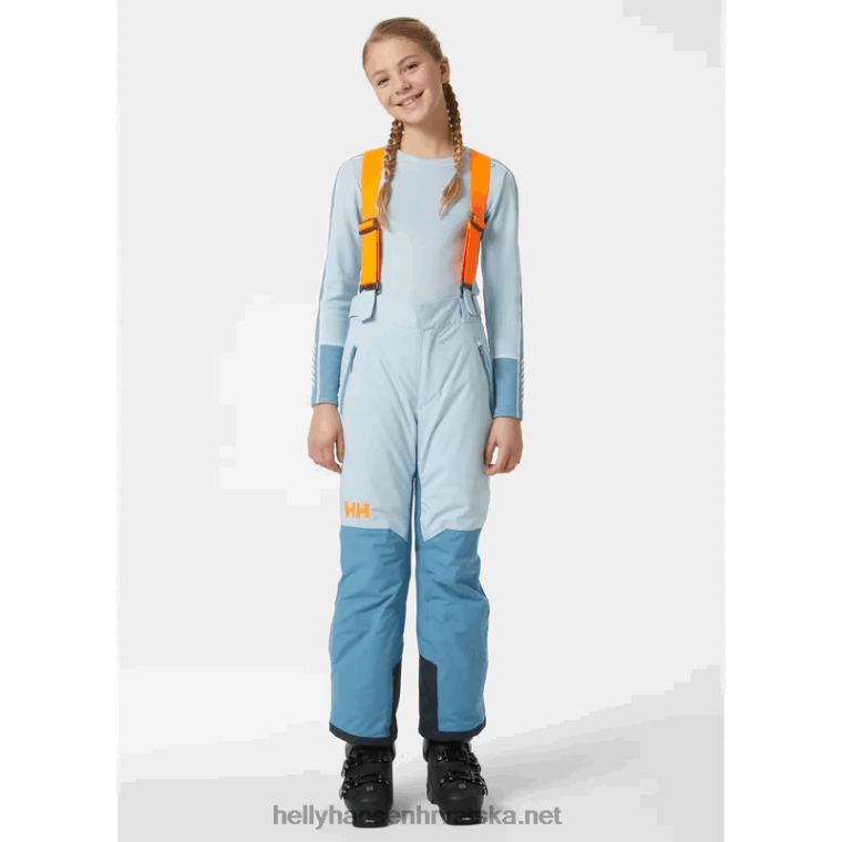 J0HV2453 juniorske no limits 2.0 skijaške hlače djeca Helly-Hansen malahit/ametist