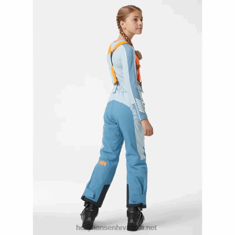 J0HV2453 juniorske no limits 2.0 skijaške hlače djeca Helly-Hansen malahit/ametist