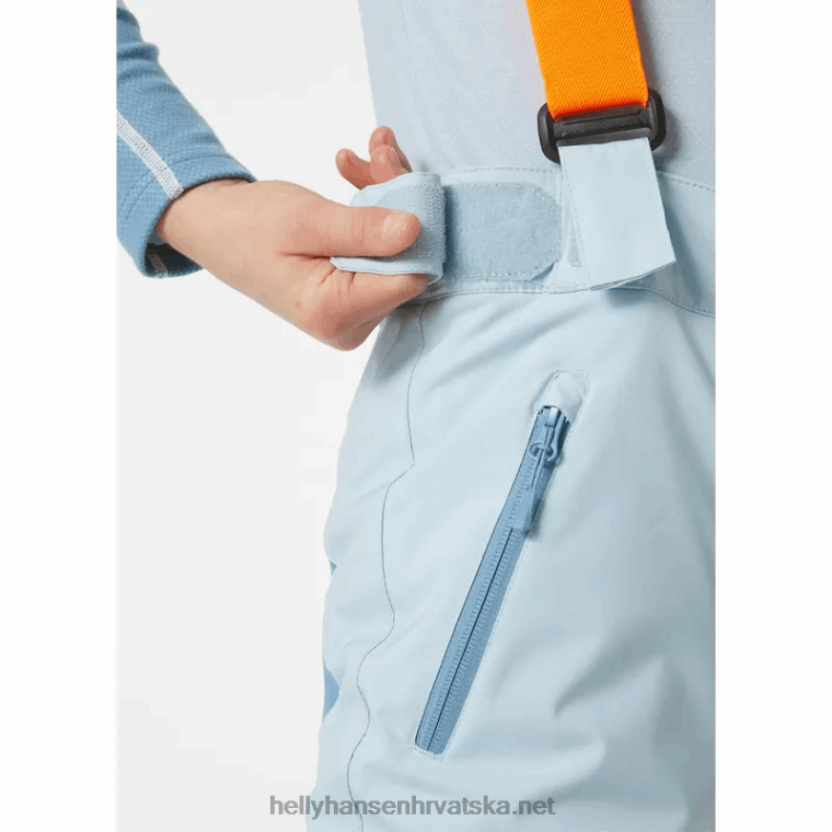 J0HV2453 juniorske no limits 2.0 skijaške hlače djeca Helly-Hansen malahit/ametist