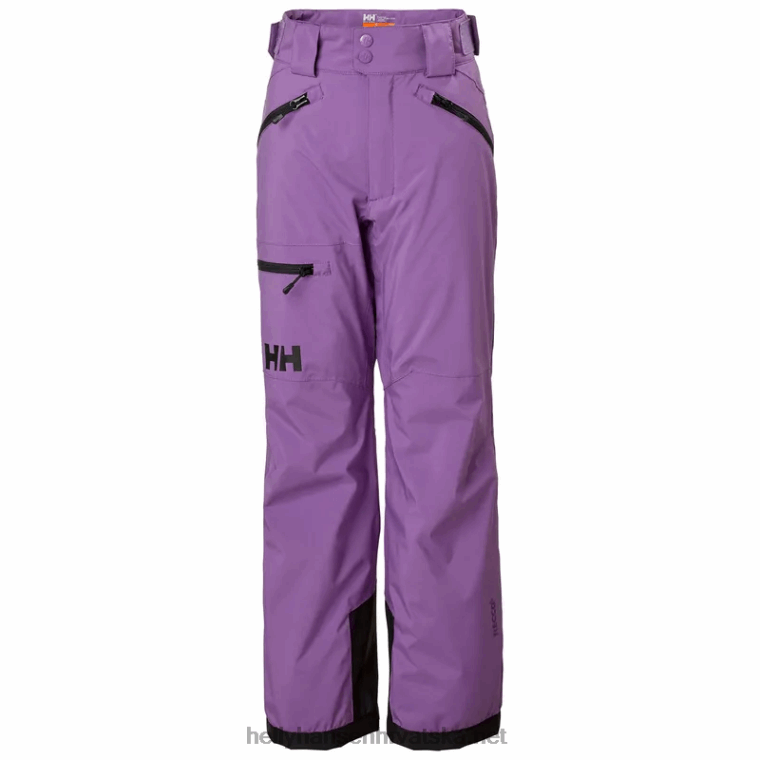 J0HV2460 juniorske elemente skijaške hlače djeca Helly-Hansen crna/mornarska