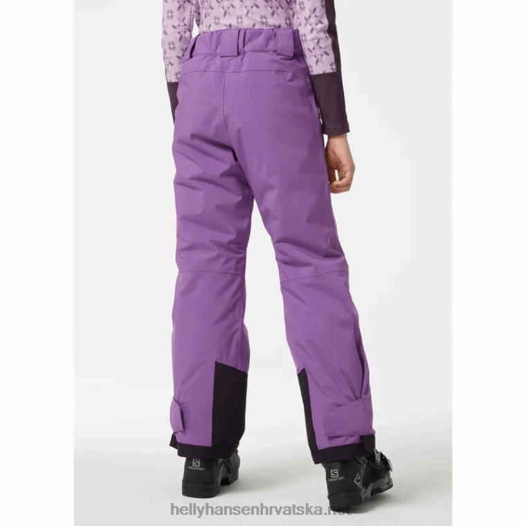 J0HV2460 juniorske elemente skijaške hlače djeca Helly-Hansen crna/mornarska