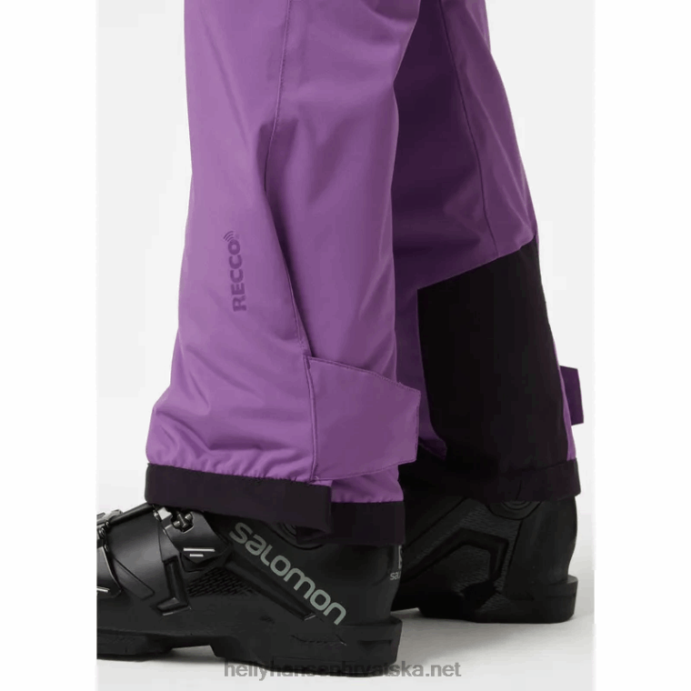 J0HV2460 juniorske elemente skijaške hlače djeca Helly-Hansen crna/mornarska