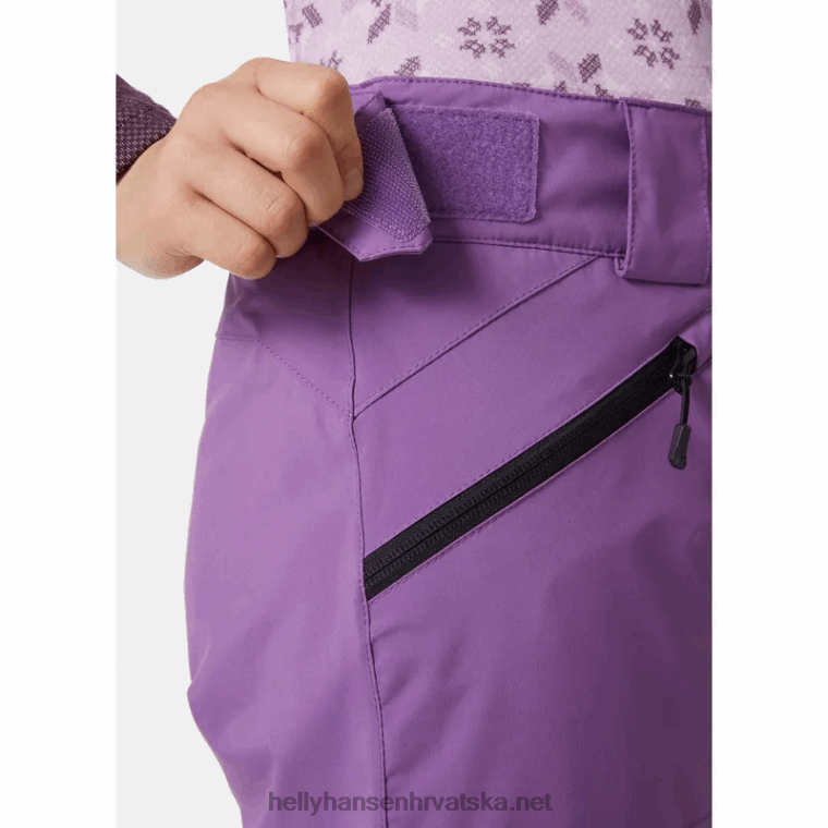 J0HV2460 juniorske elemente skijaške hlače djeca Helly-Hansen crna/mornarska