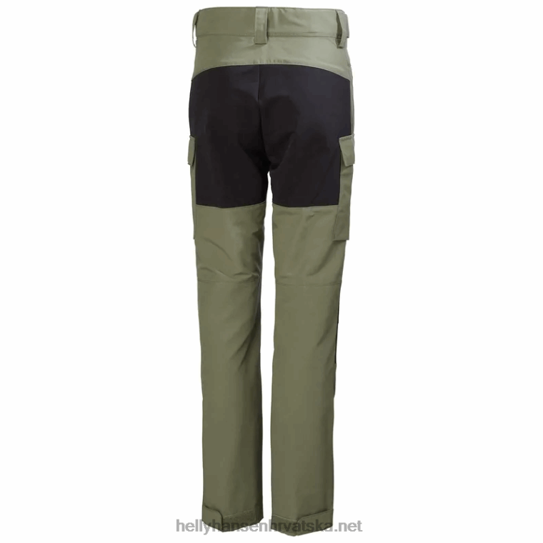 J0HV2467 juniorske planinarske hlače marke djeca Helly-Hansen kanjon/azurit