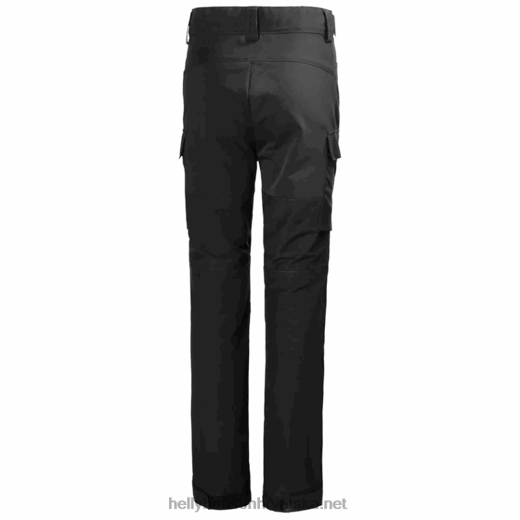 J0HV2468 juniorske planinarske hlače marke djeca Helly-Hansen azurit/lav zelena