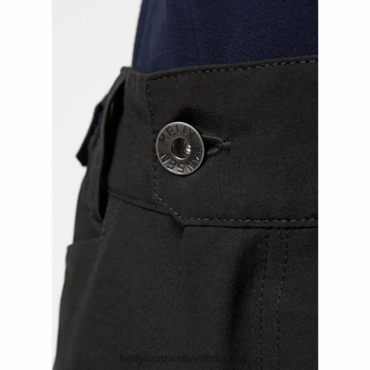 J0HV2468 juniorske planinarske hlače marke djeca Helly-Hansen azurit/lav zelena