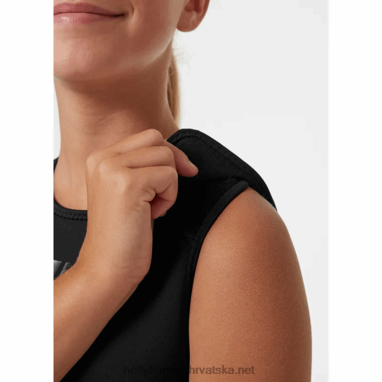 J0HV2470 juniorska vodena odjeća salopette djeca Helly-Hansen crno