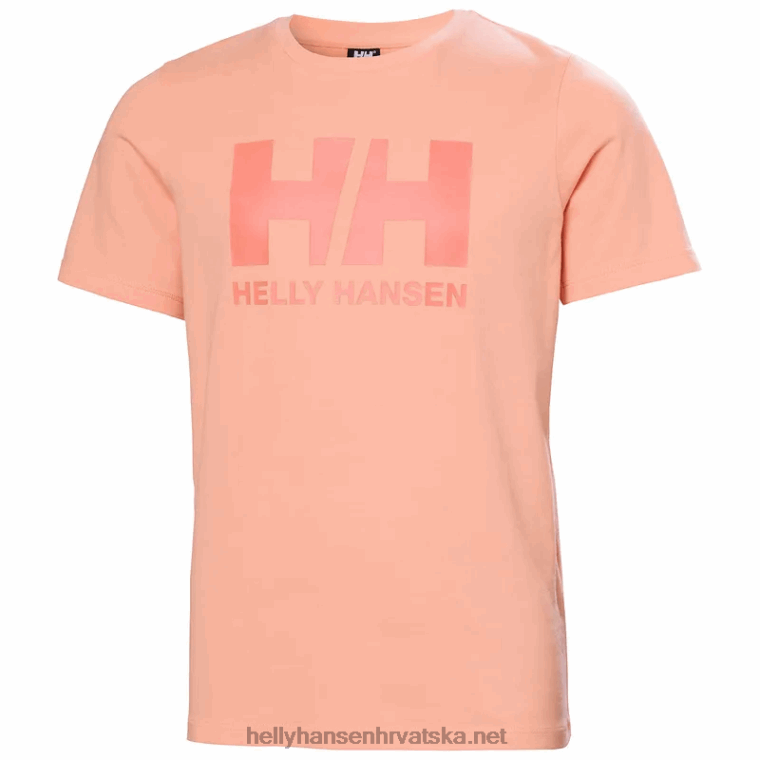 J0HV2504 juniorska majica s logotipom hh djeca Helly-Hansen svijetlo plava